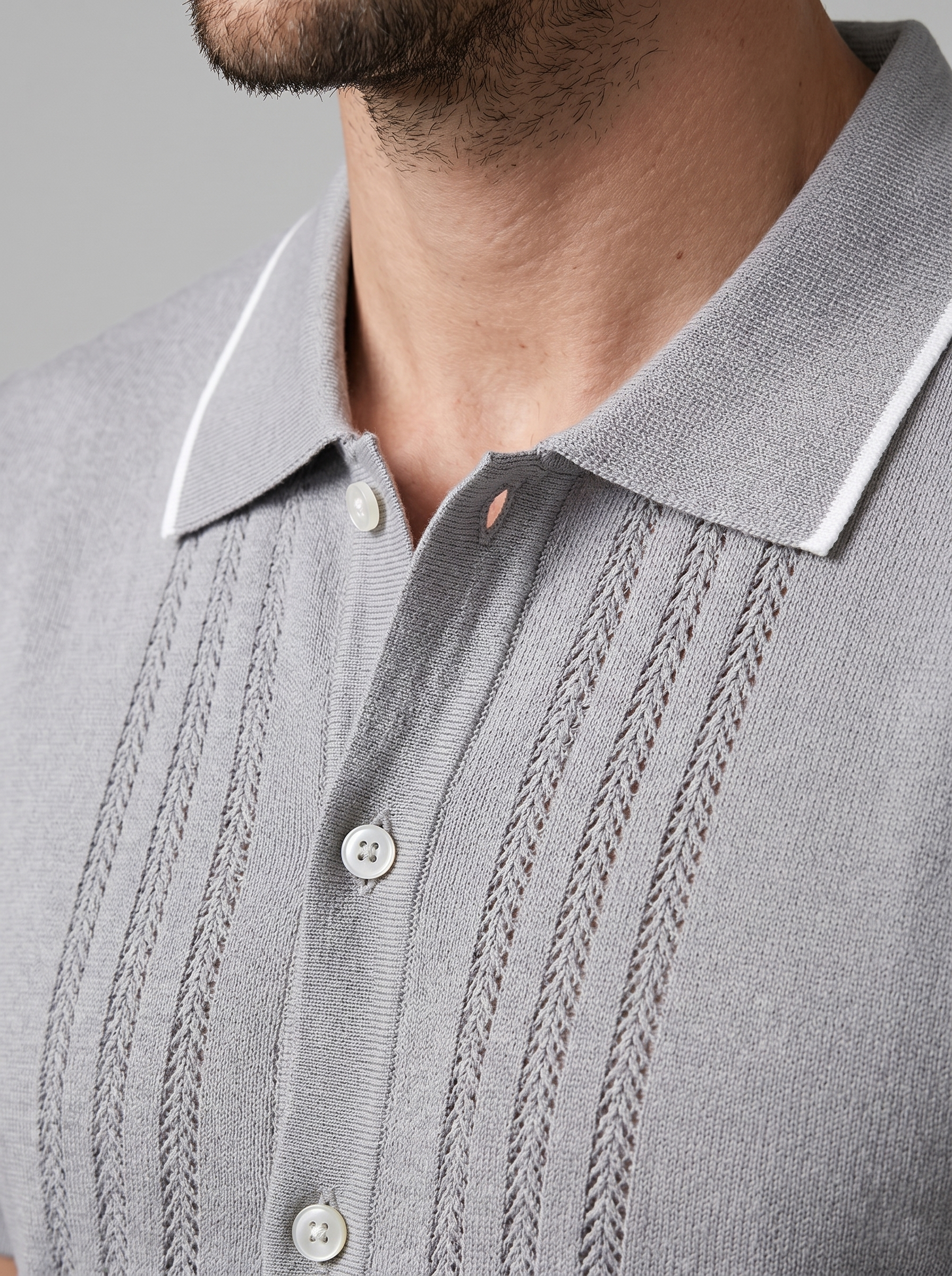 Conjunto Malha Dois Peças Homem Cintura Elástica Casual