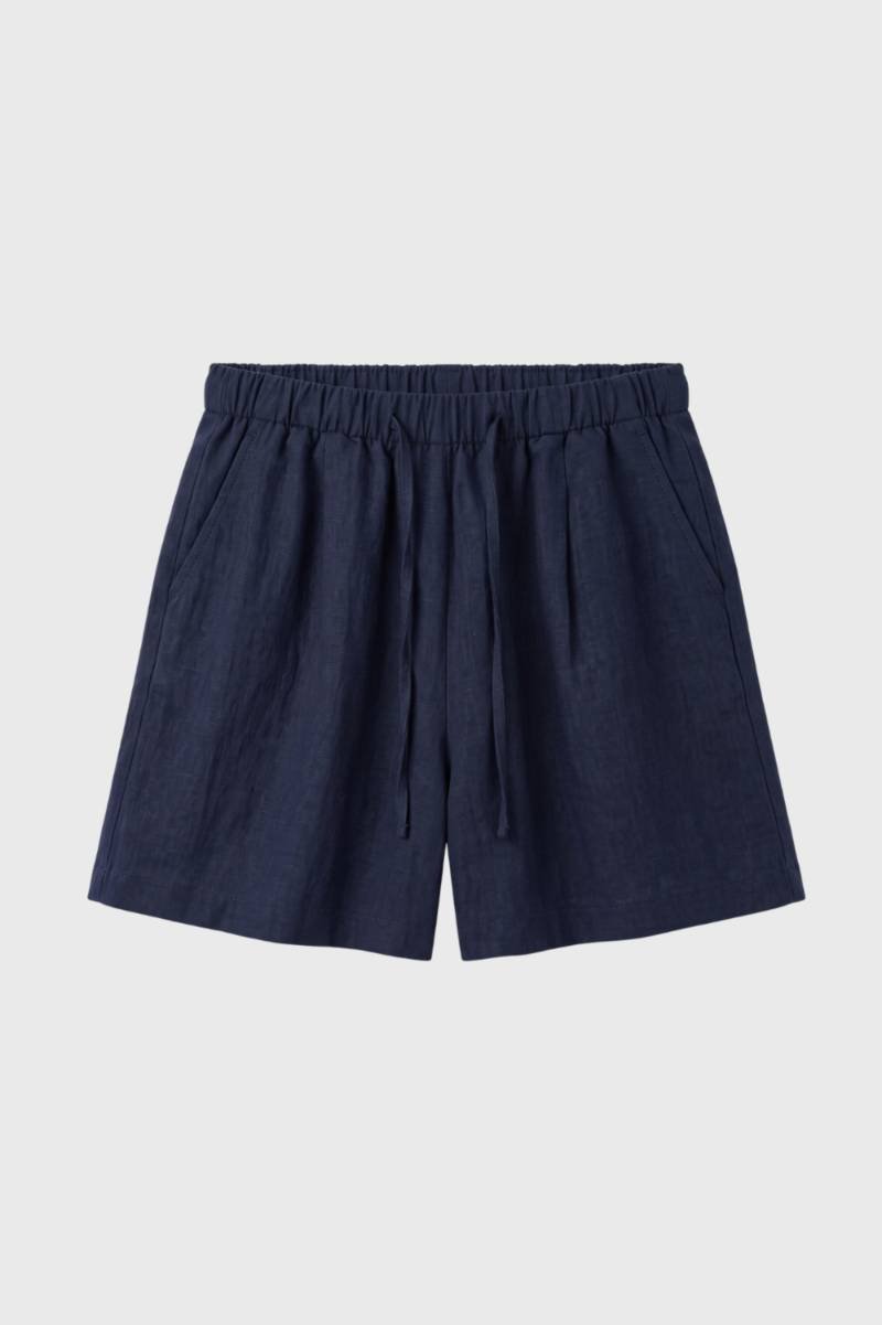Pantalones cortos para mujer, ajuste suelto, cintura elástica, casual