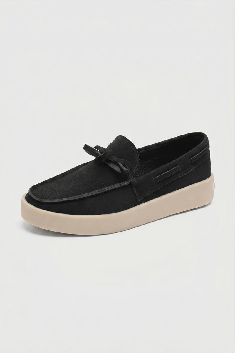 Mocasines para hombre, ajuste regular, con cordones, casual semi formal