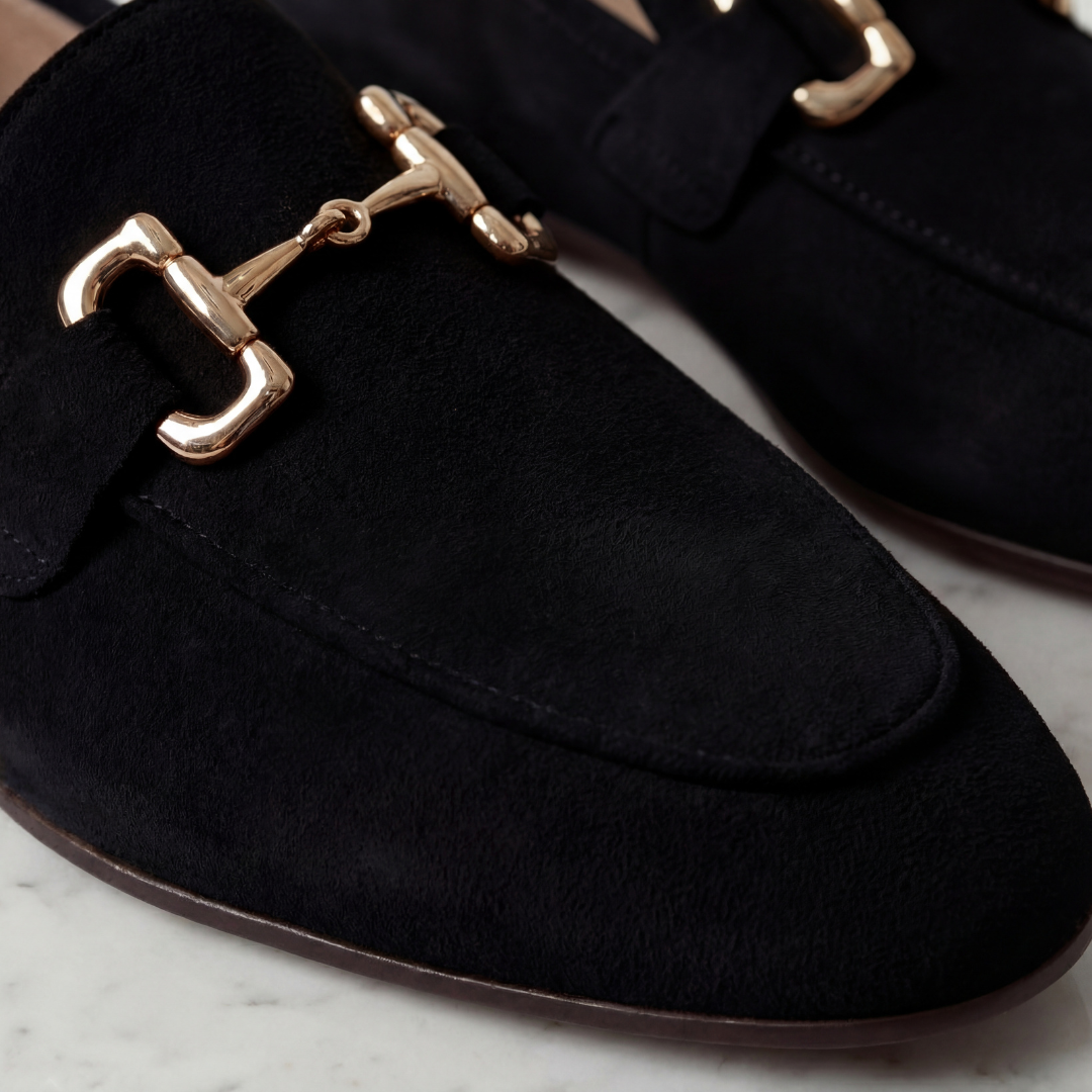 Mocassins Homem Camurça Detalhe Horsebit Casual Formal
