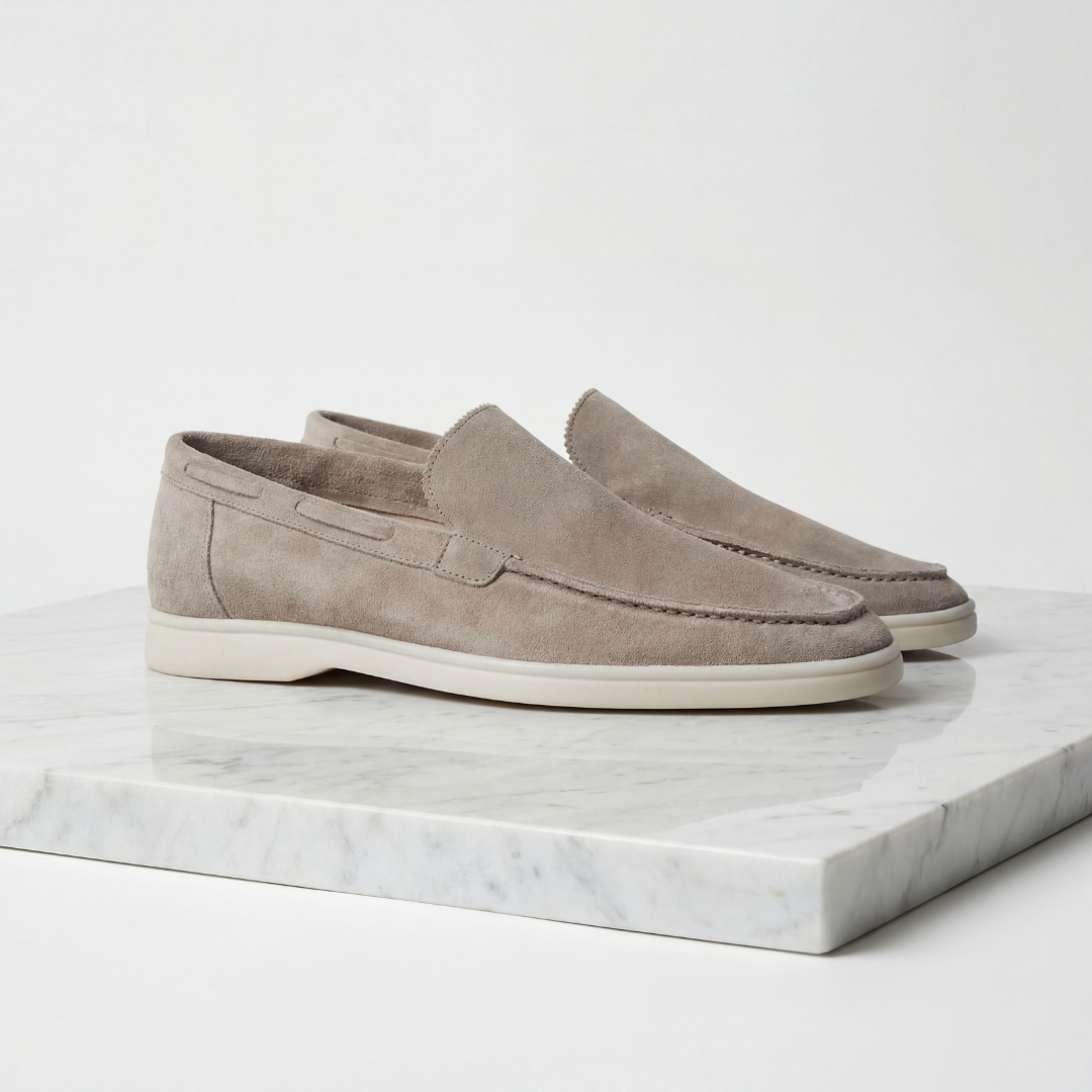 Mocasines de hombre de ante clásico casual formal