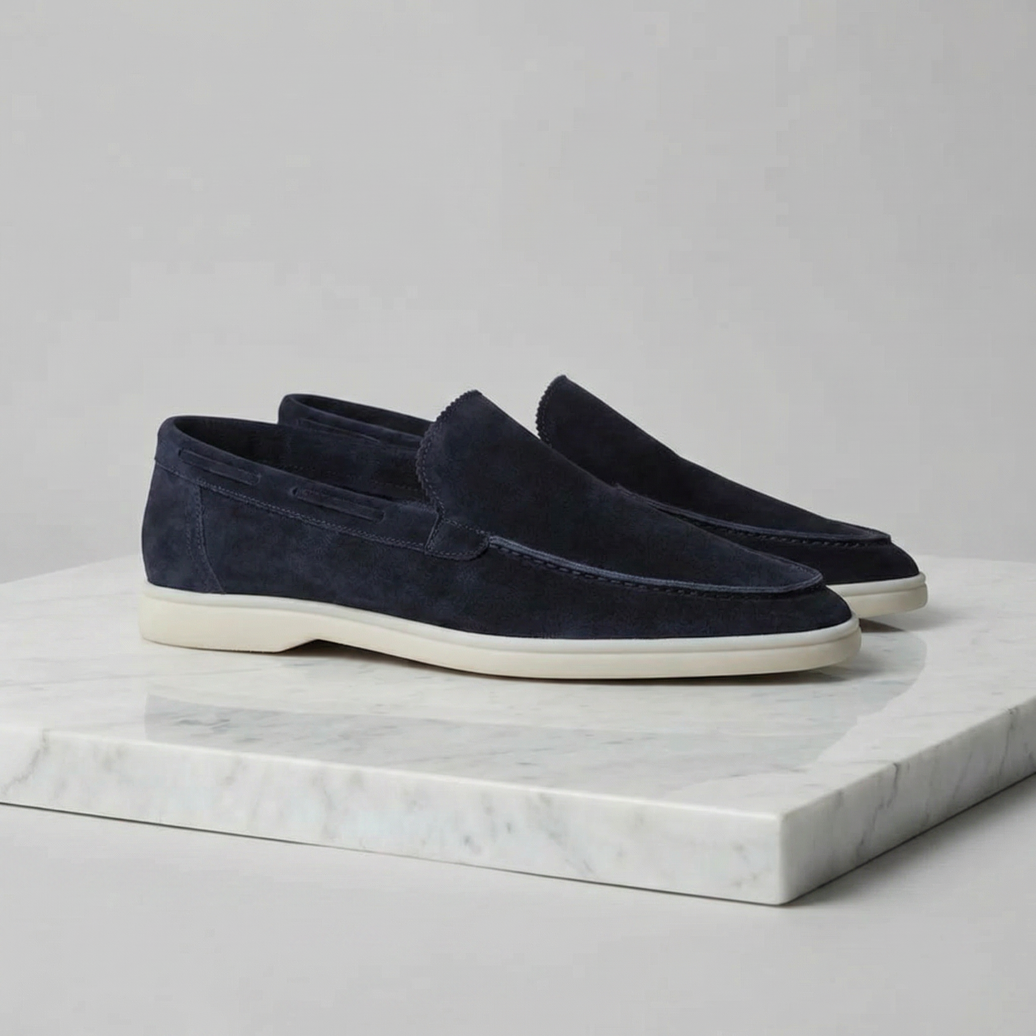 Mocassins Homem Camurça Clássicos Casual Formal