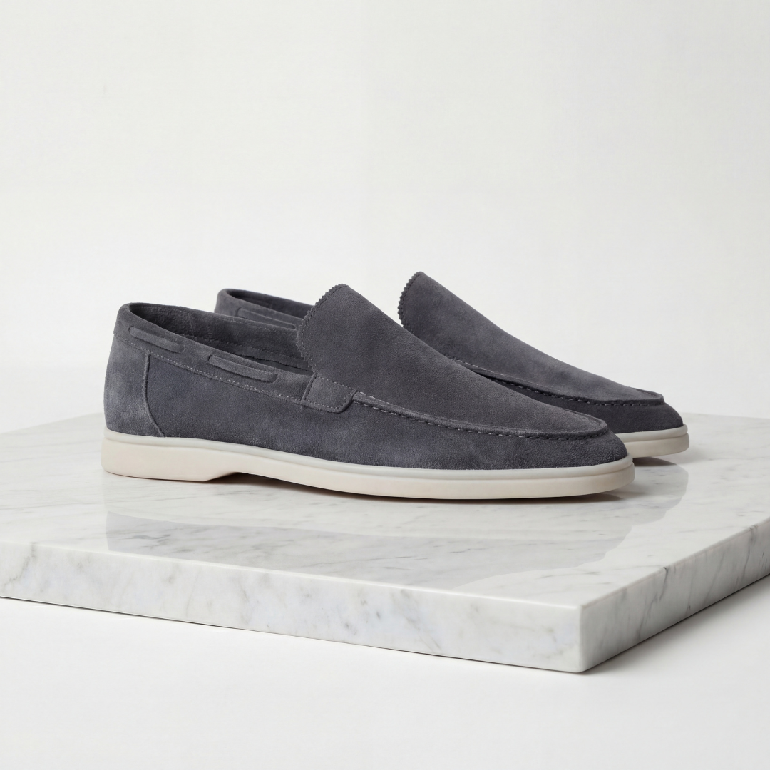 Mocassins Homem Camurça Clássicos Casual Formal