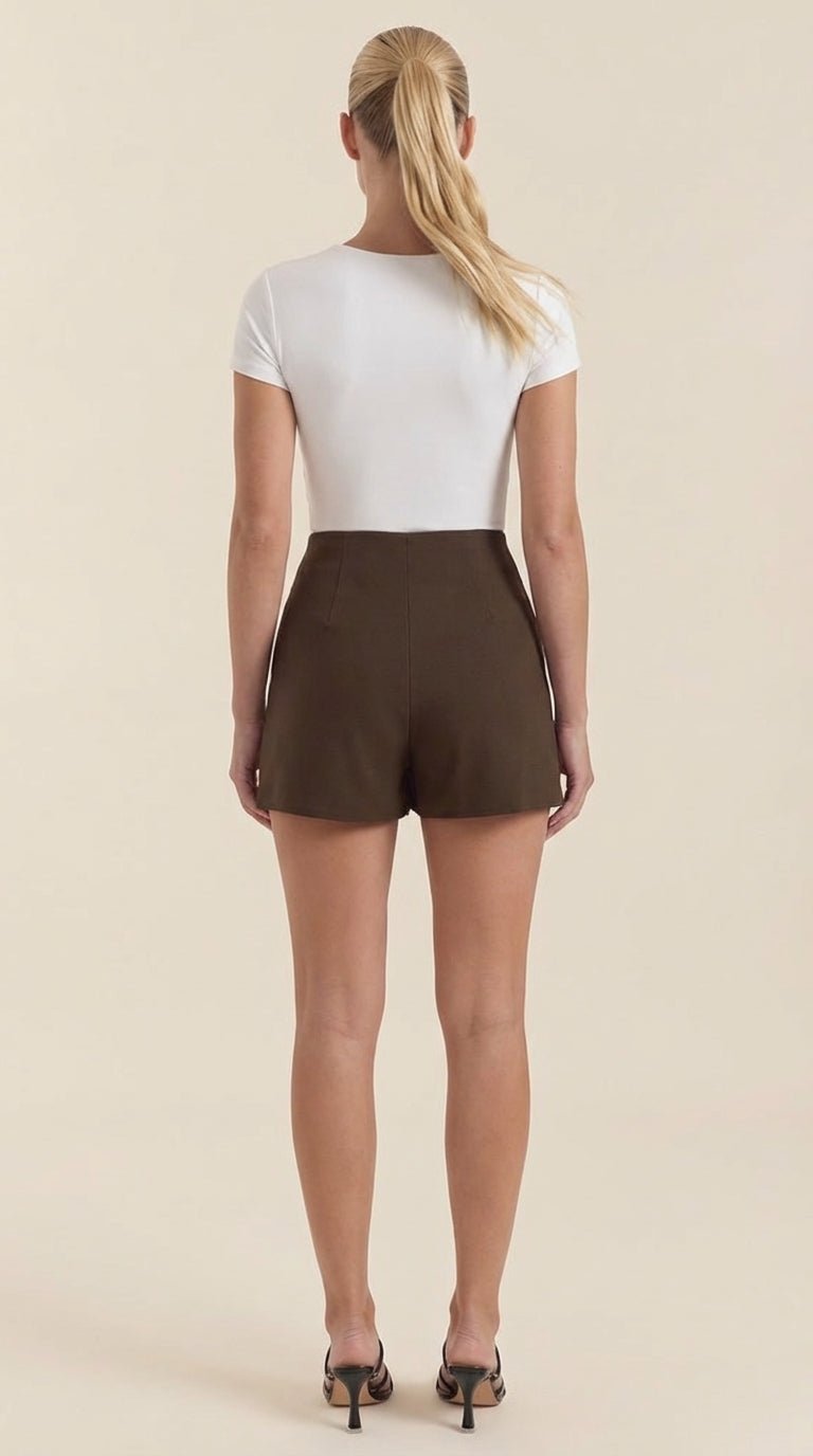 Women's Mini Skirt High Waist Side Slit Summer Casual