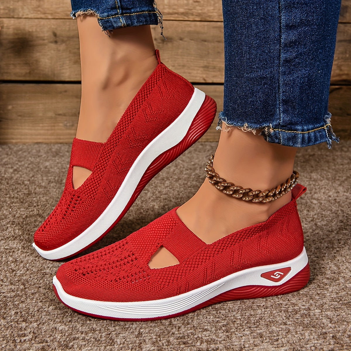 Chaussures orthopédiques femme semelle antidérapante confort