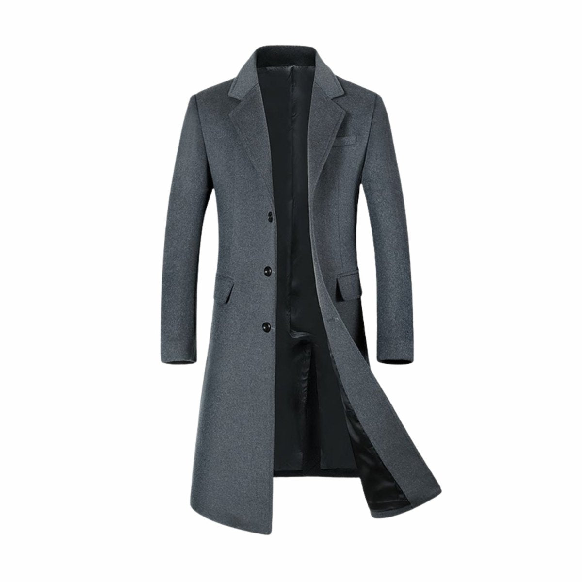 Manteau Homme Hiver Formelle Noir