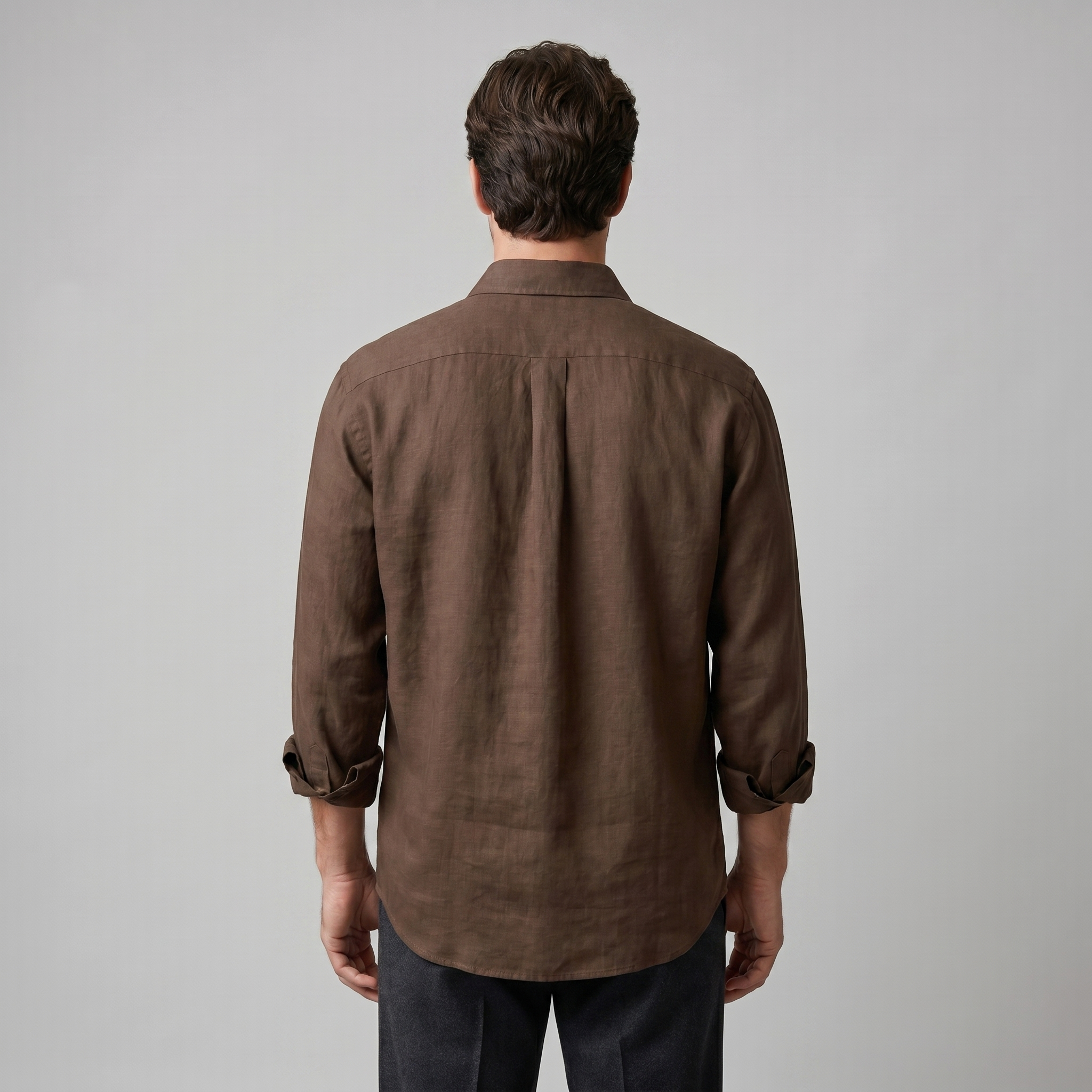 Pánská košile oversized s dlouhými rukávy, casual