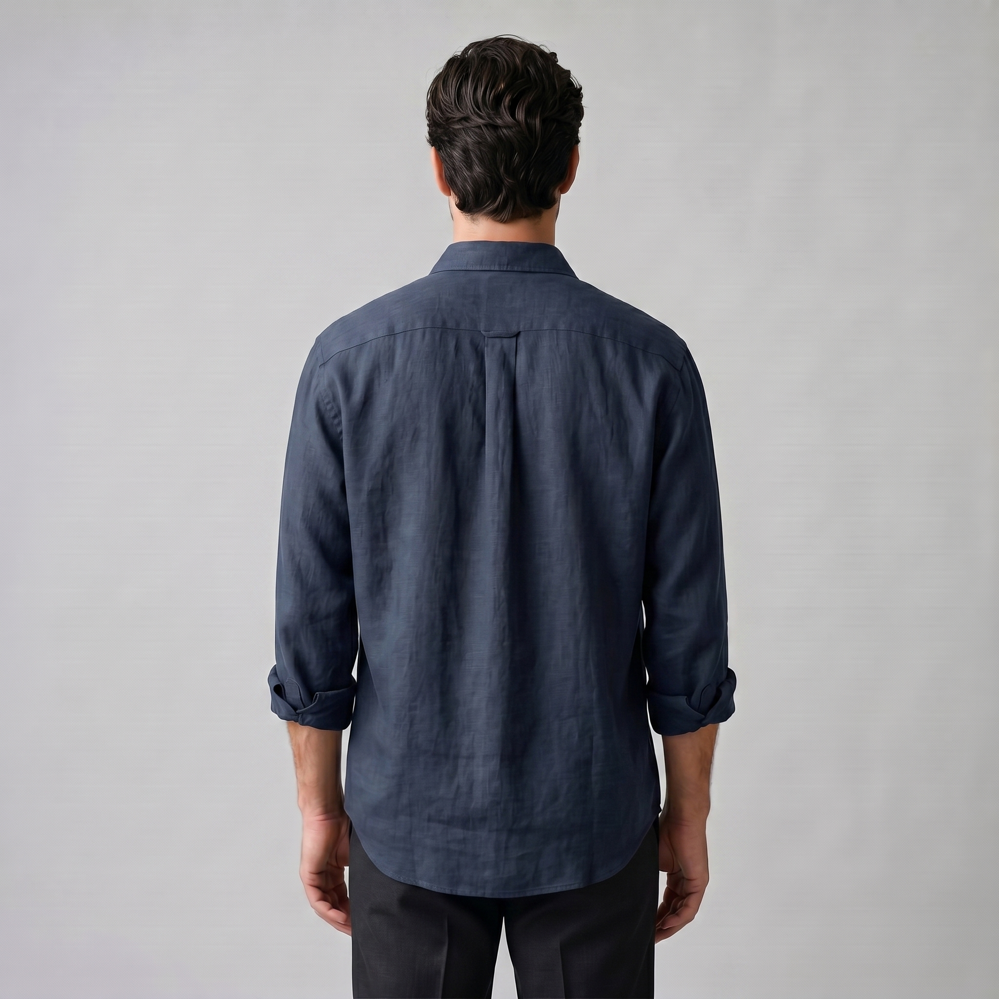 Pánská košile oversized s dlouhými rukávy, casual