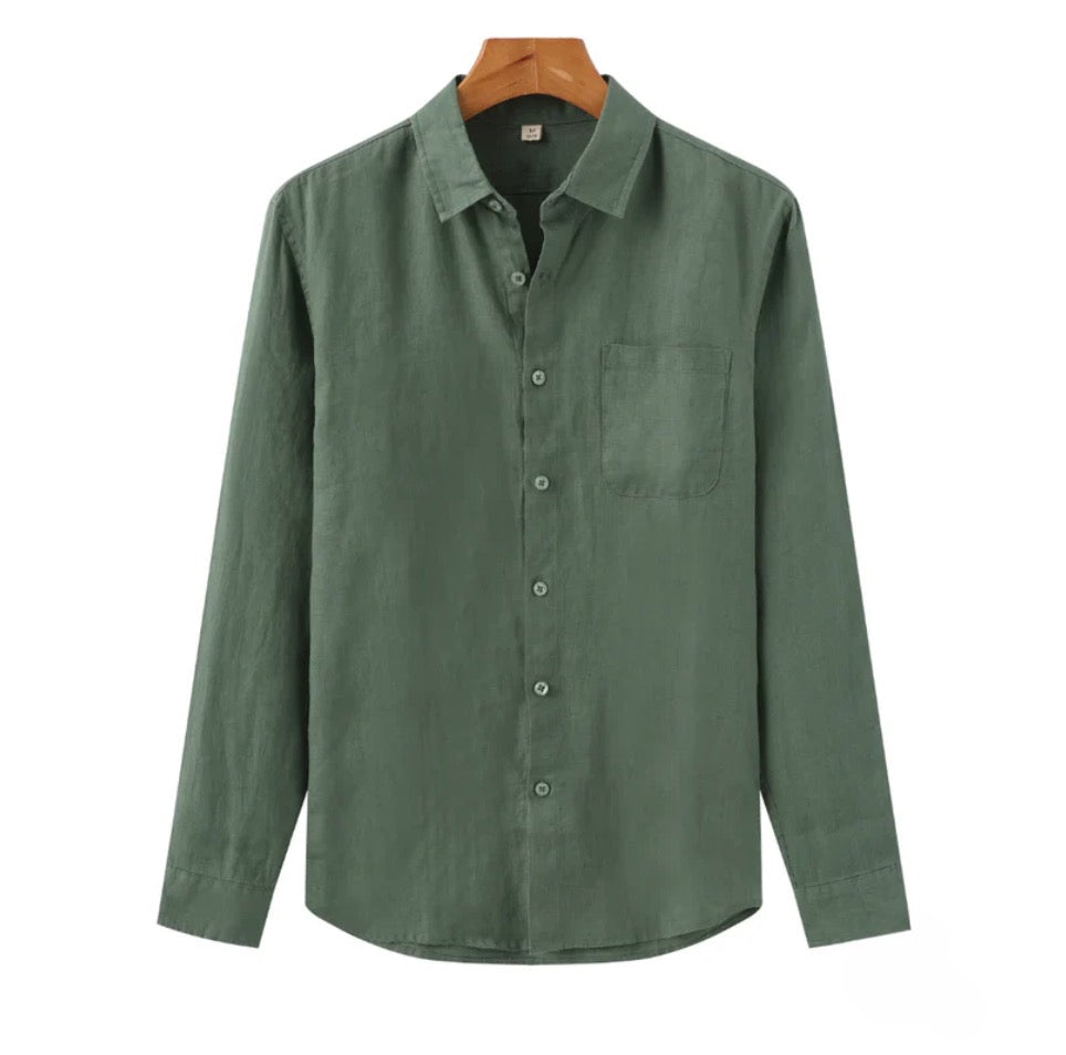 Men's Long Sleeve Shirt Comfort Casual