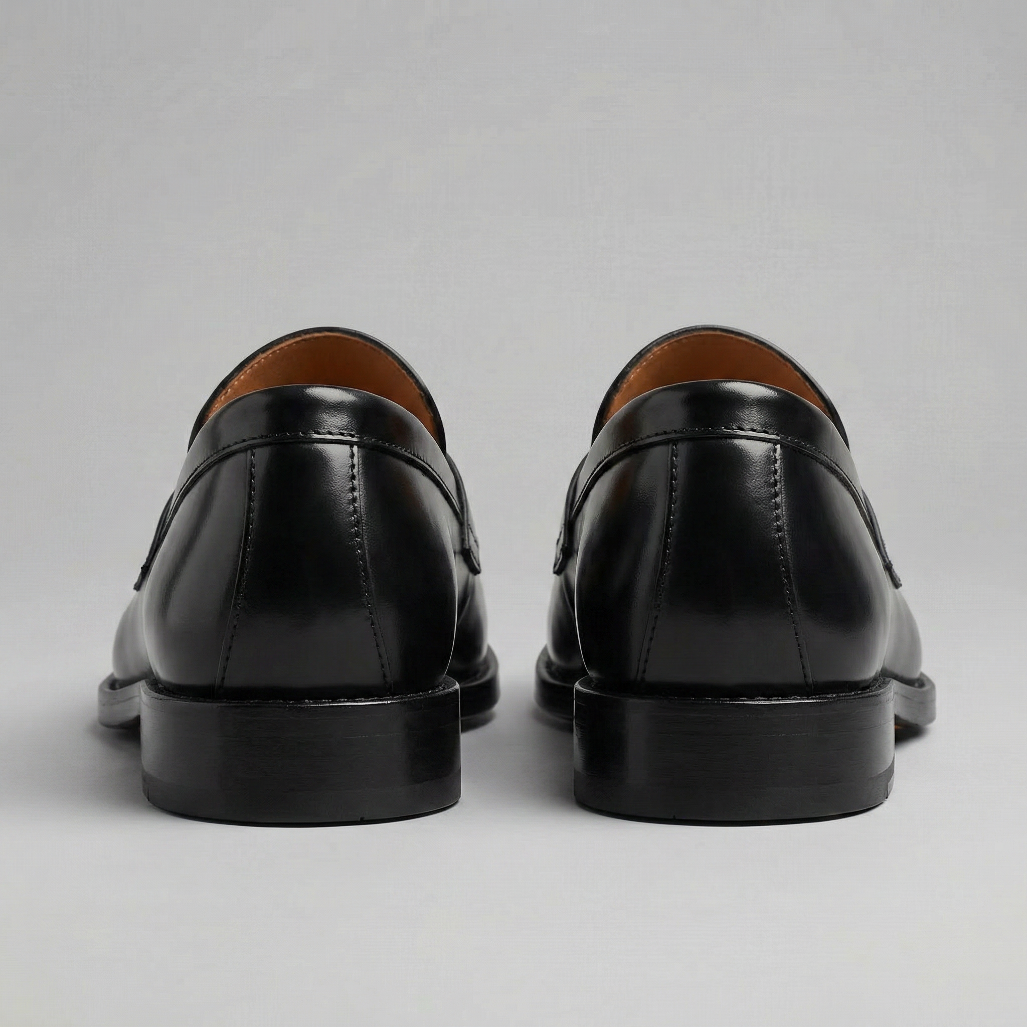 Mocasines penny para hombre de cuero slip on casual