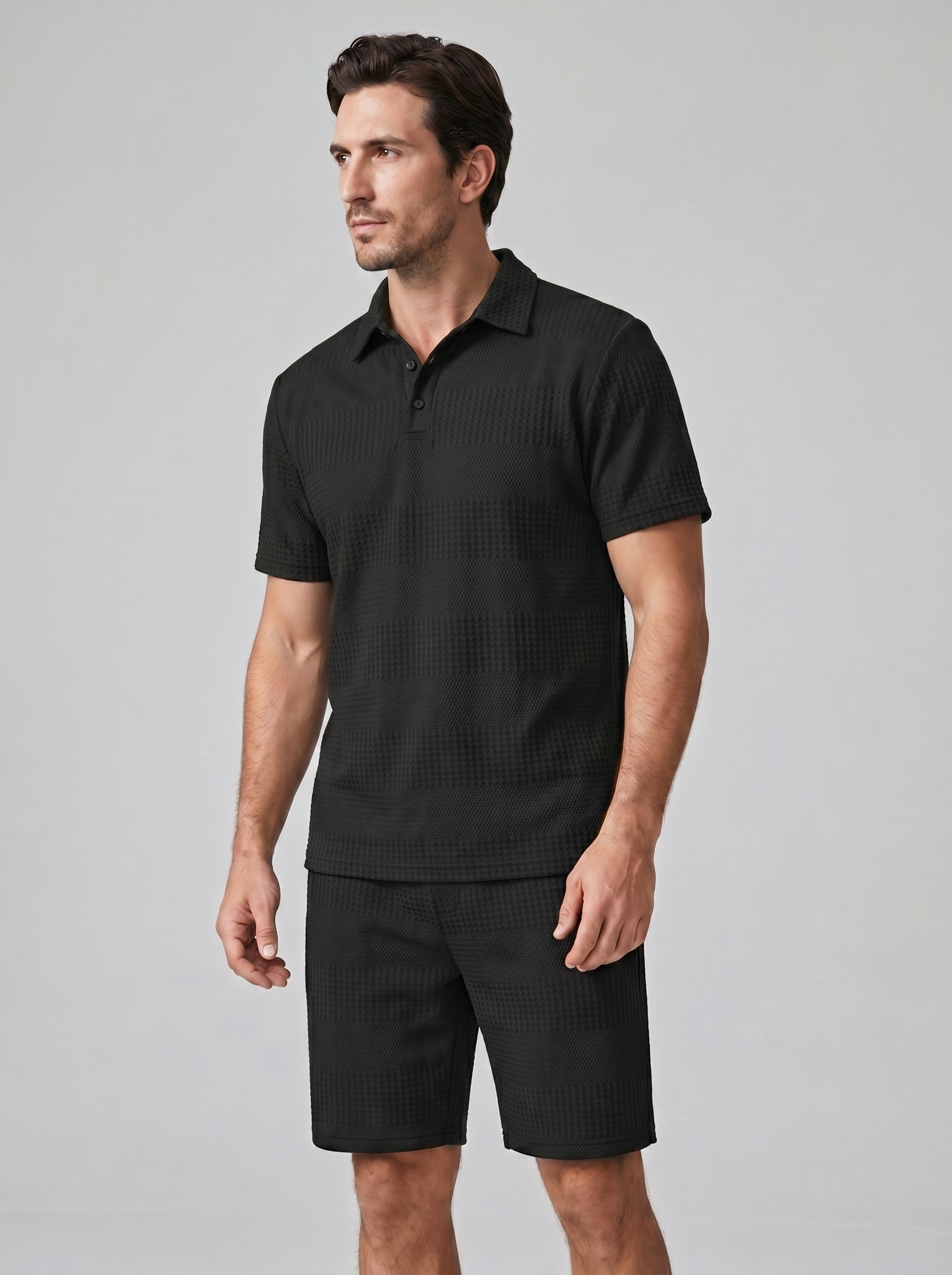 Poloshirt og Shorts Sæt Herre Casual Sommer
