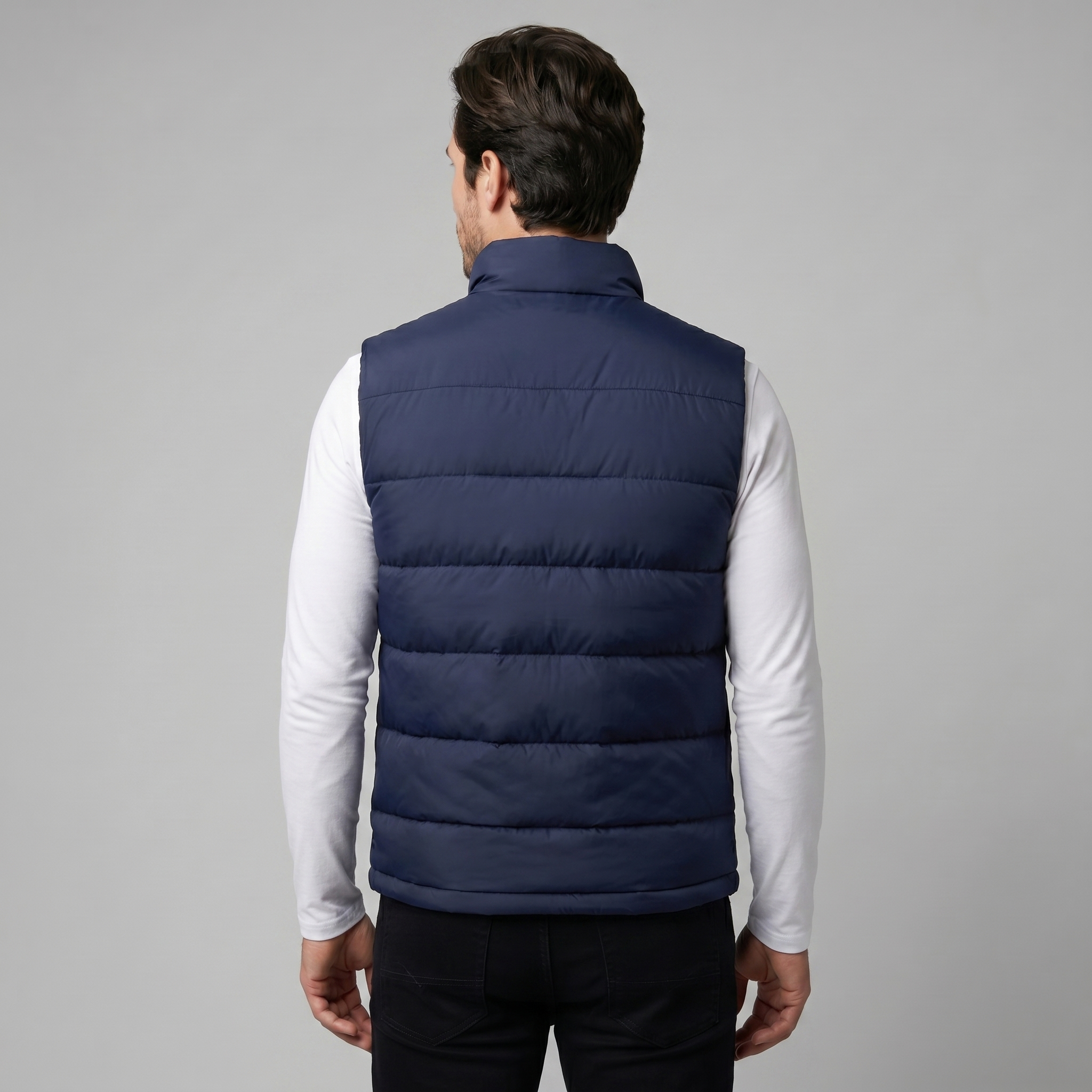 Gilet matelassé rembourré homme hiver décontracté