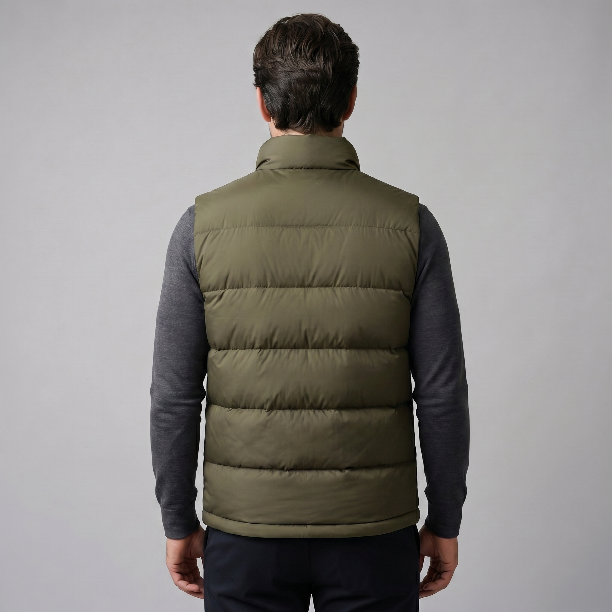 Gilet matelassé rembourré homme hiver décontracté