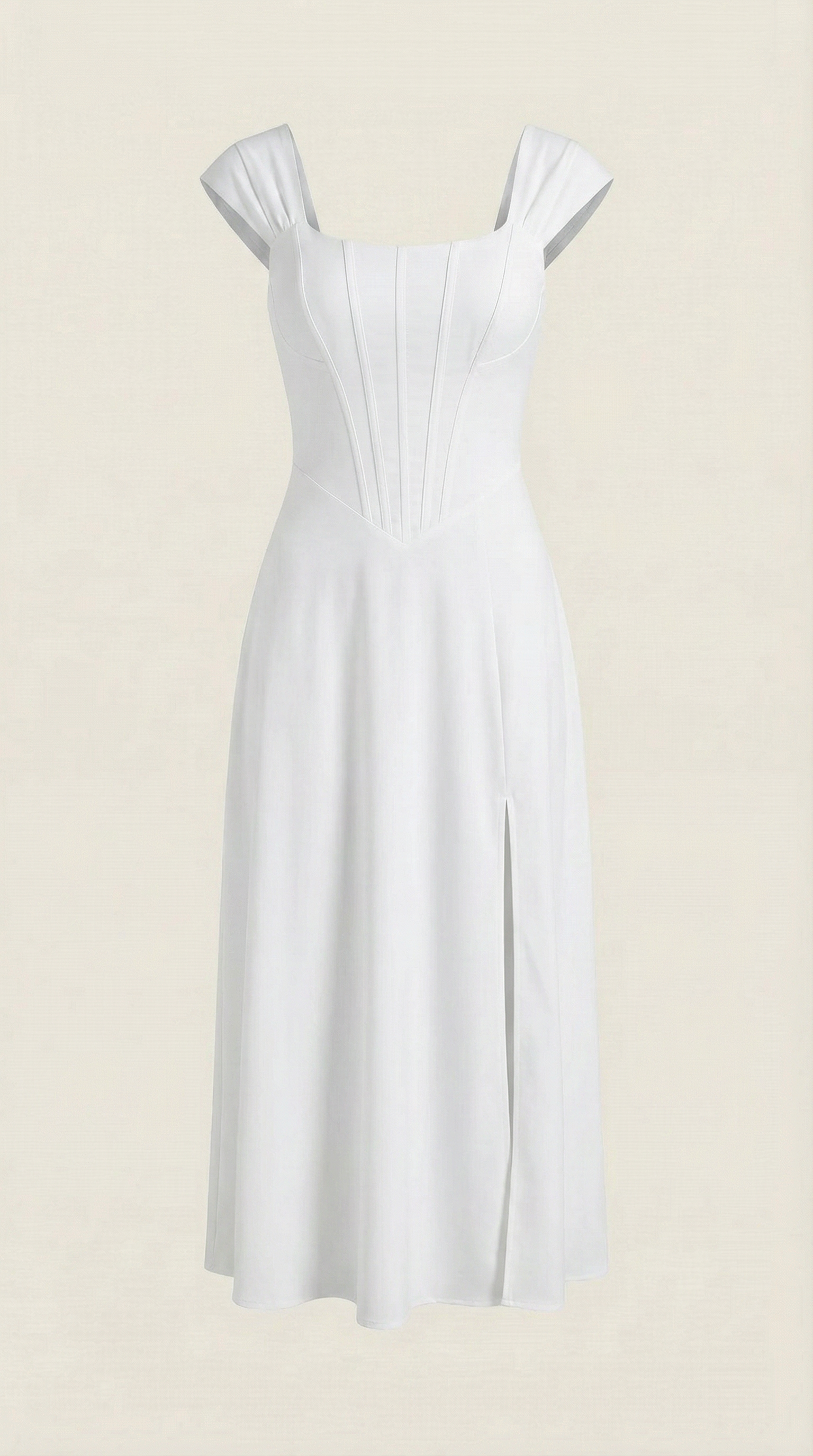 Vestido midi para mujer línea A vintage con estampado floral estilo bustier tirantes finos