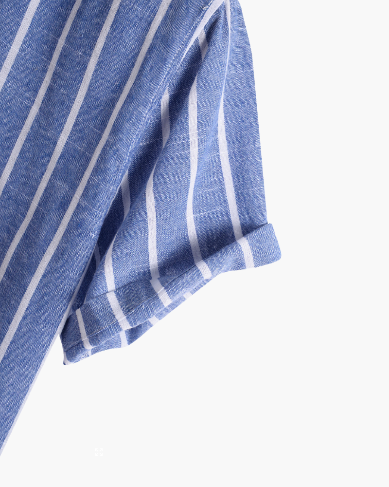 Polo marinheiro para homem, mangas curtas, casual