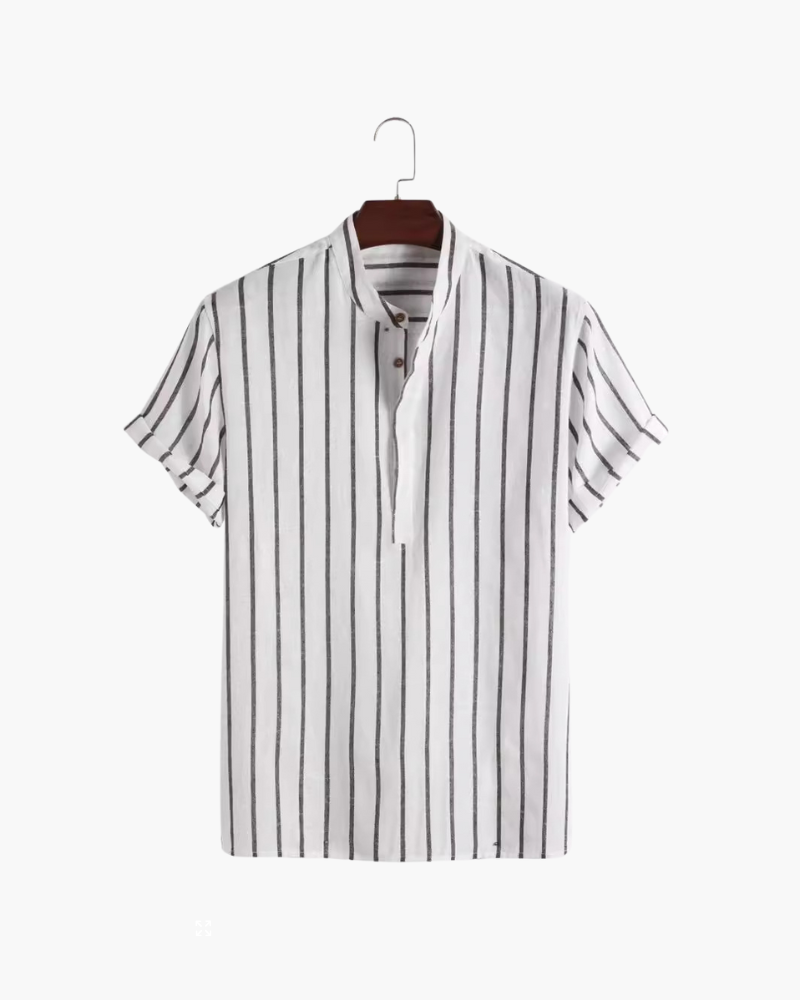 Polo marinheiro para homem, mangas curtas, casual