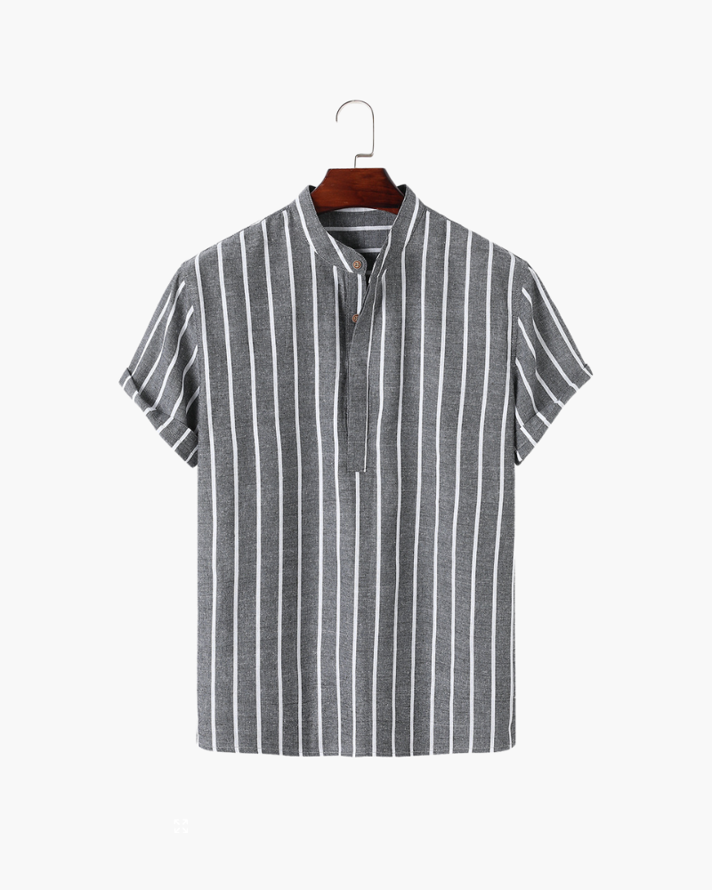 Polo marinheiro para homem, mangas curtas, casual