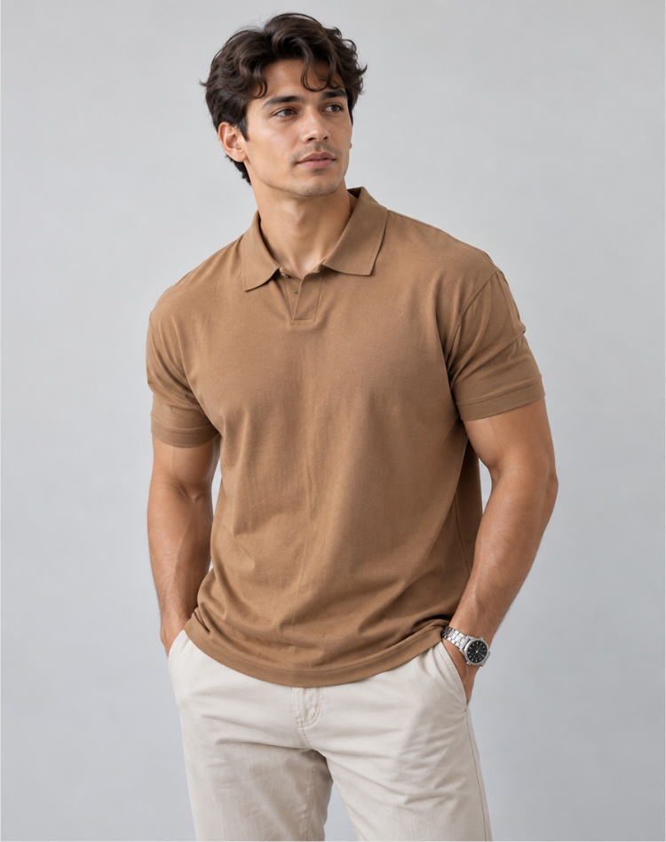 Polohemd Herren Regular Fit Stretch Freizeit