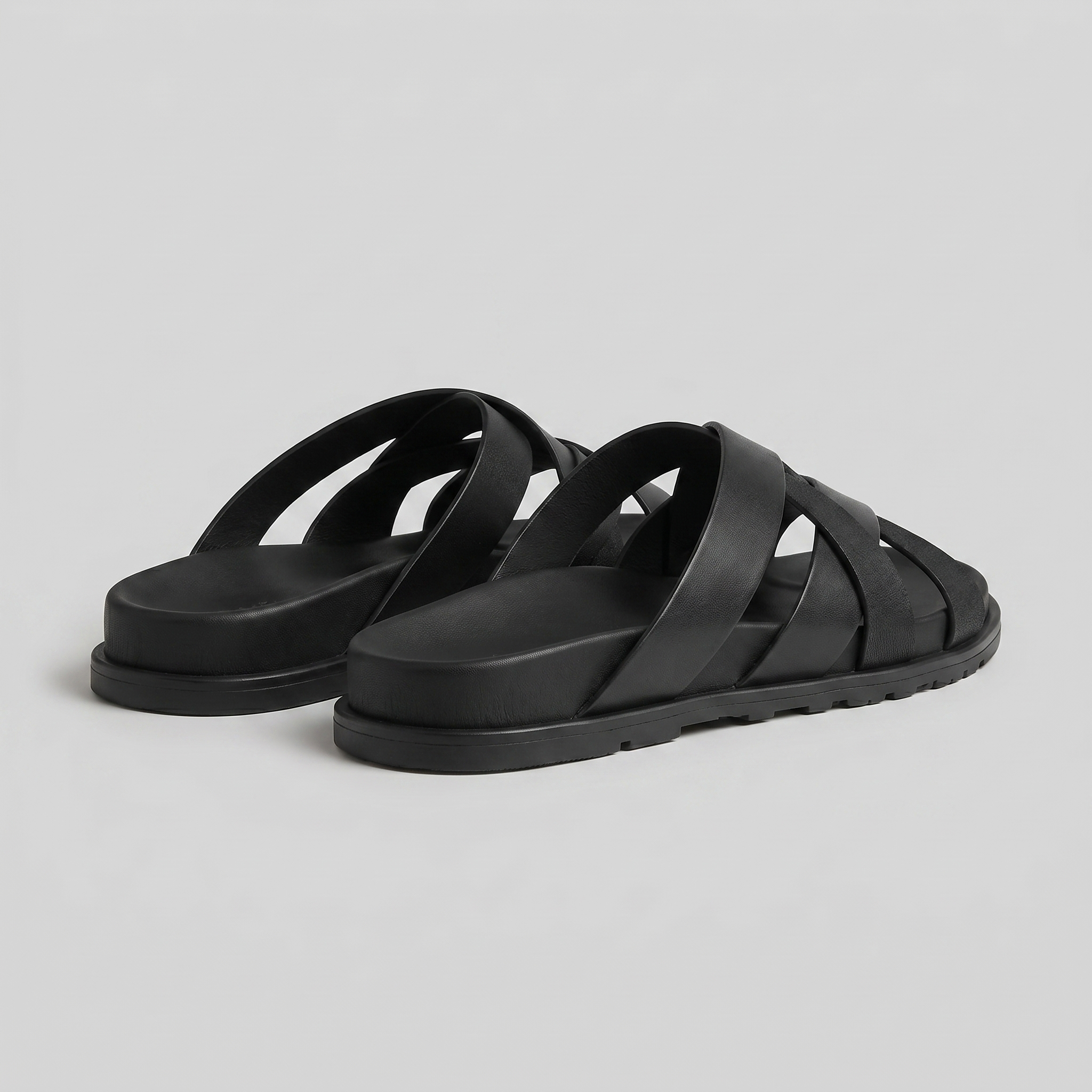 Herren-Sandalen mit Kreuzriemen, lässig für den Sommer