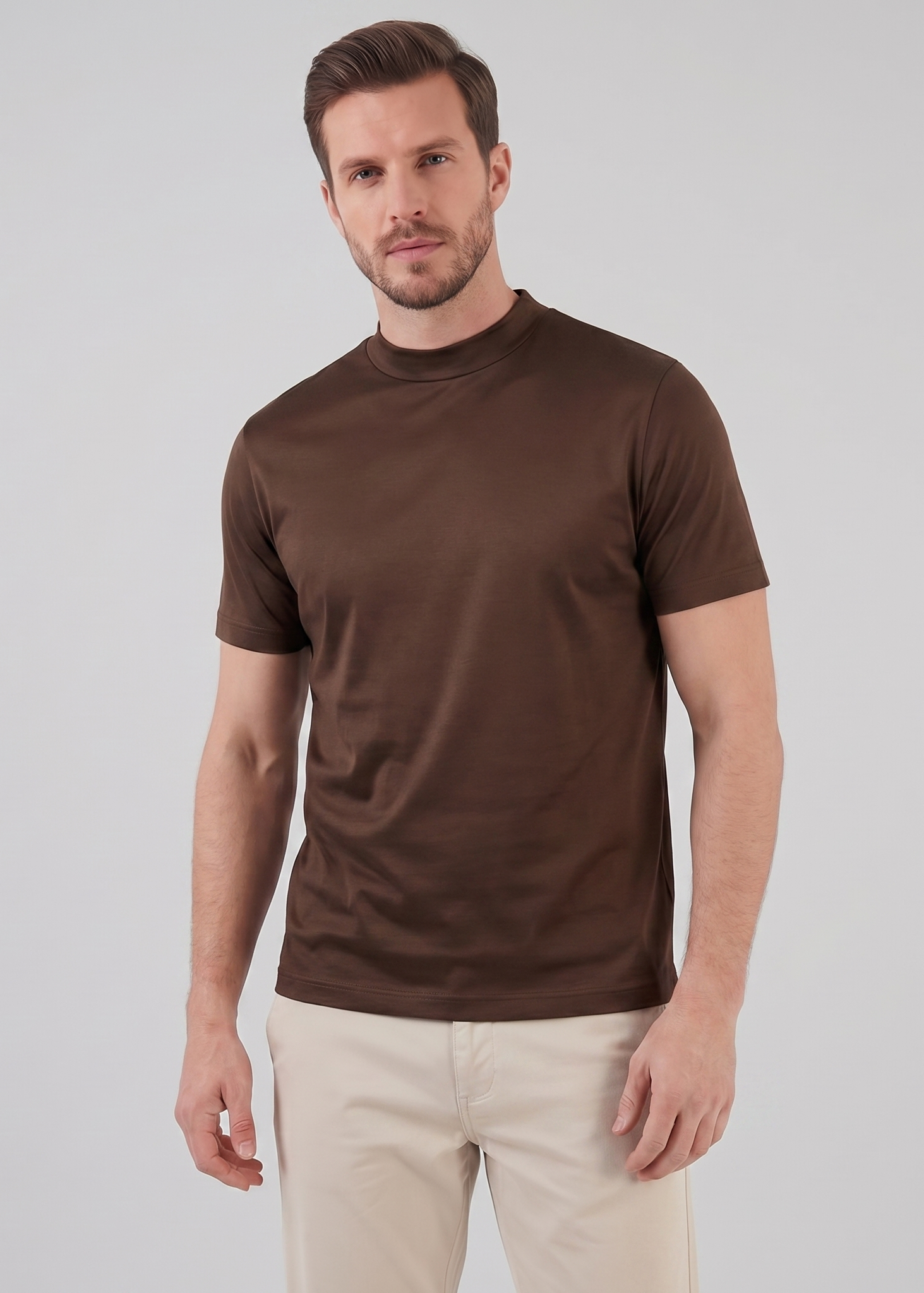 Slim Fit Crewneck T-Shirt Heren
