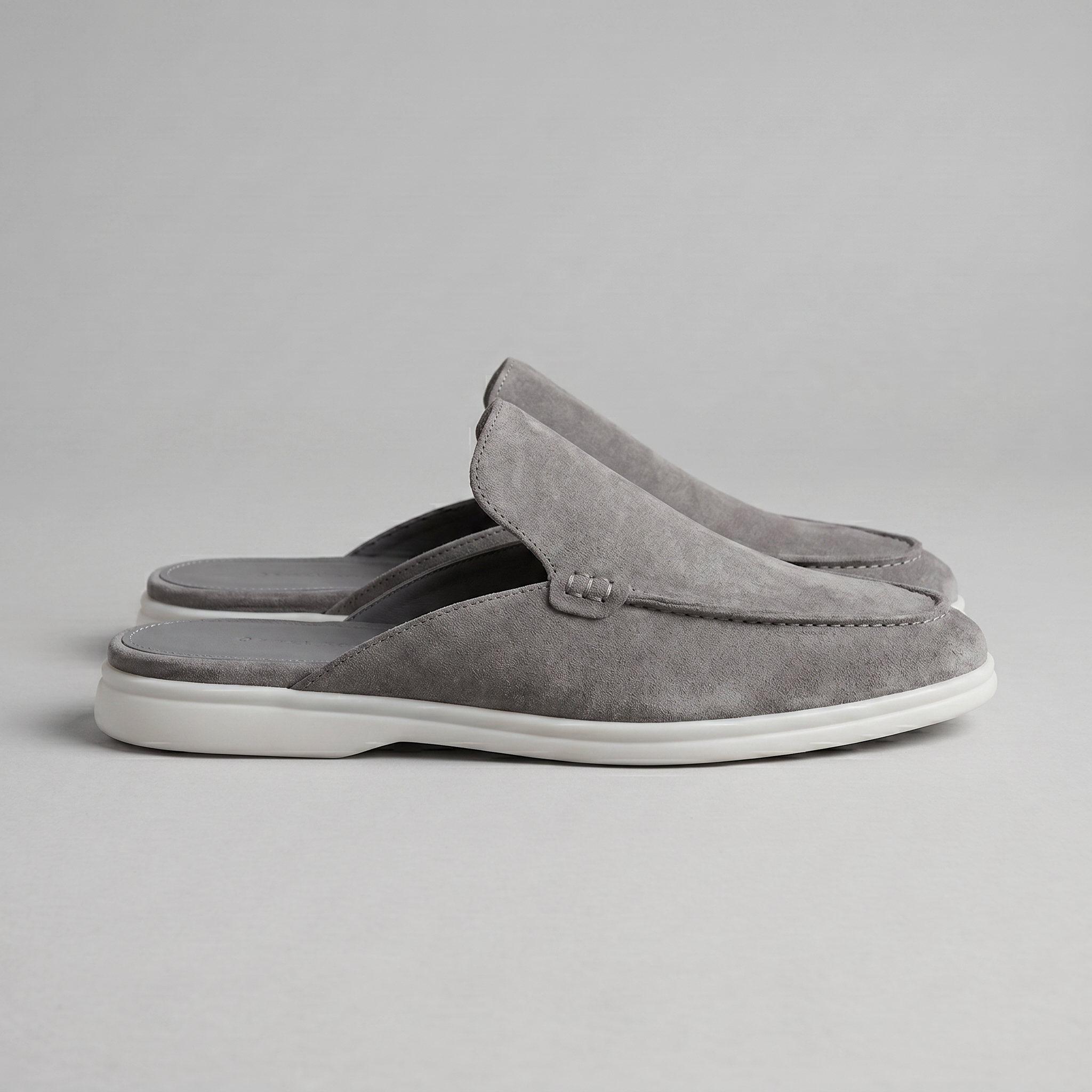 Ruskind Loafer Mules Herre Backless Casual Sommer