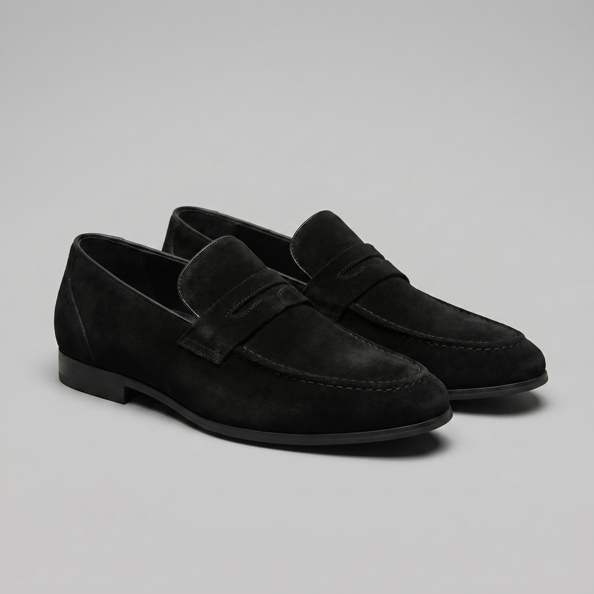 Suede Penny Loafers Heren Smart Casual