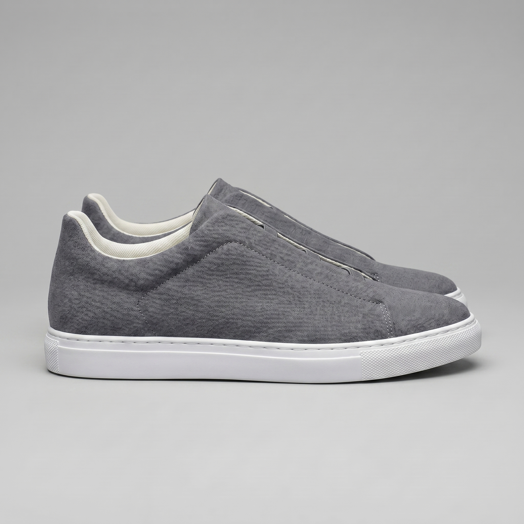 Suede Slip On Trainers Heren Casual Comfort