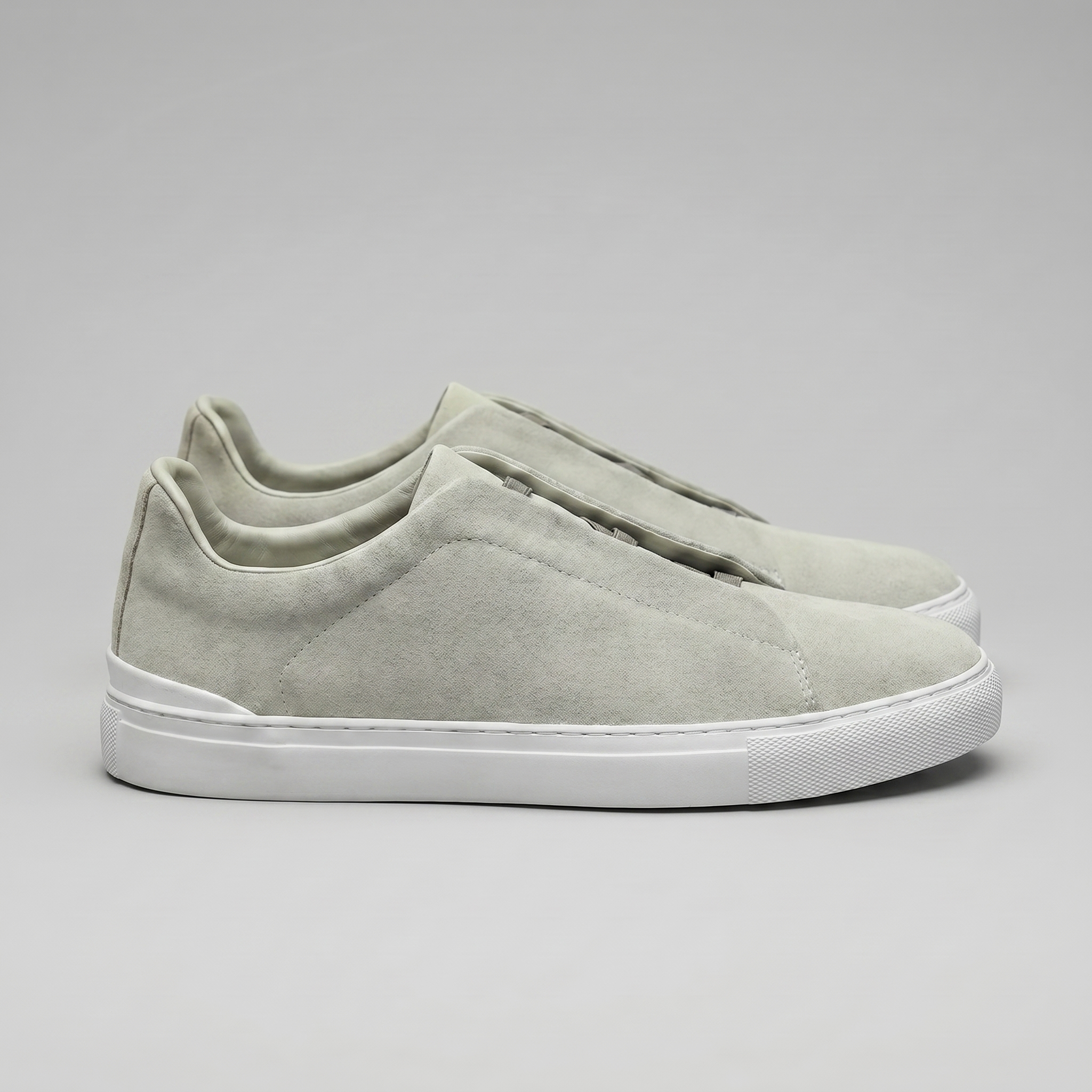 Suede Slip On Trainers Heren Casual Comfort