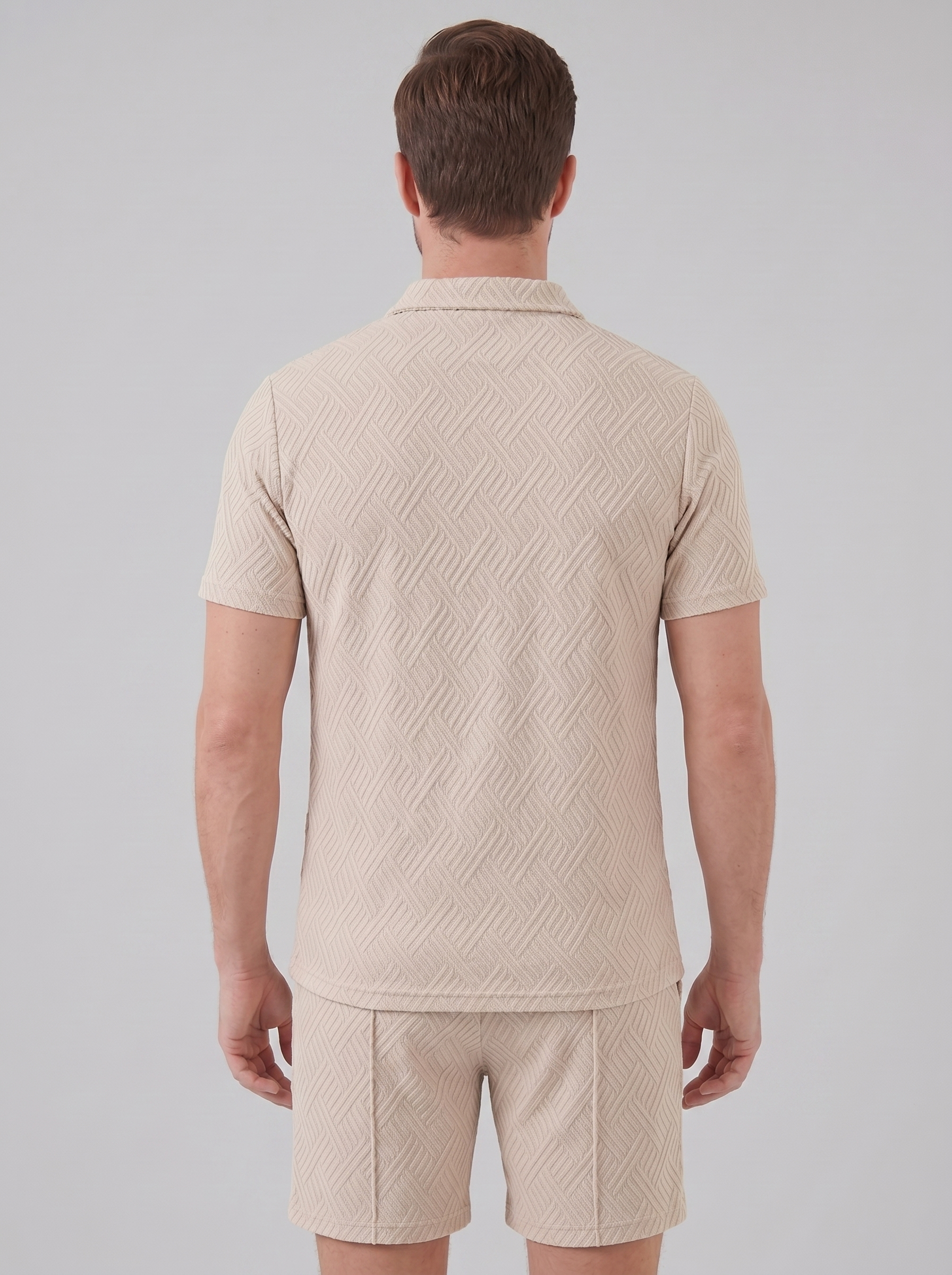 Sommer Sæt Herre Let Åndbar Casual Relaxed Fit