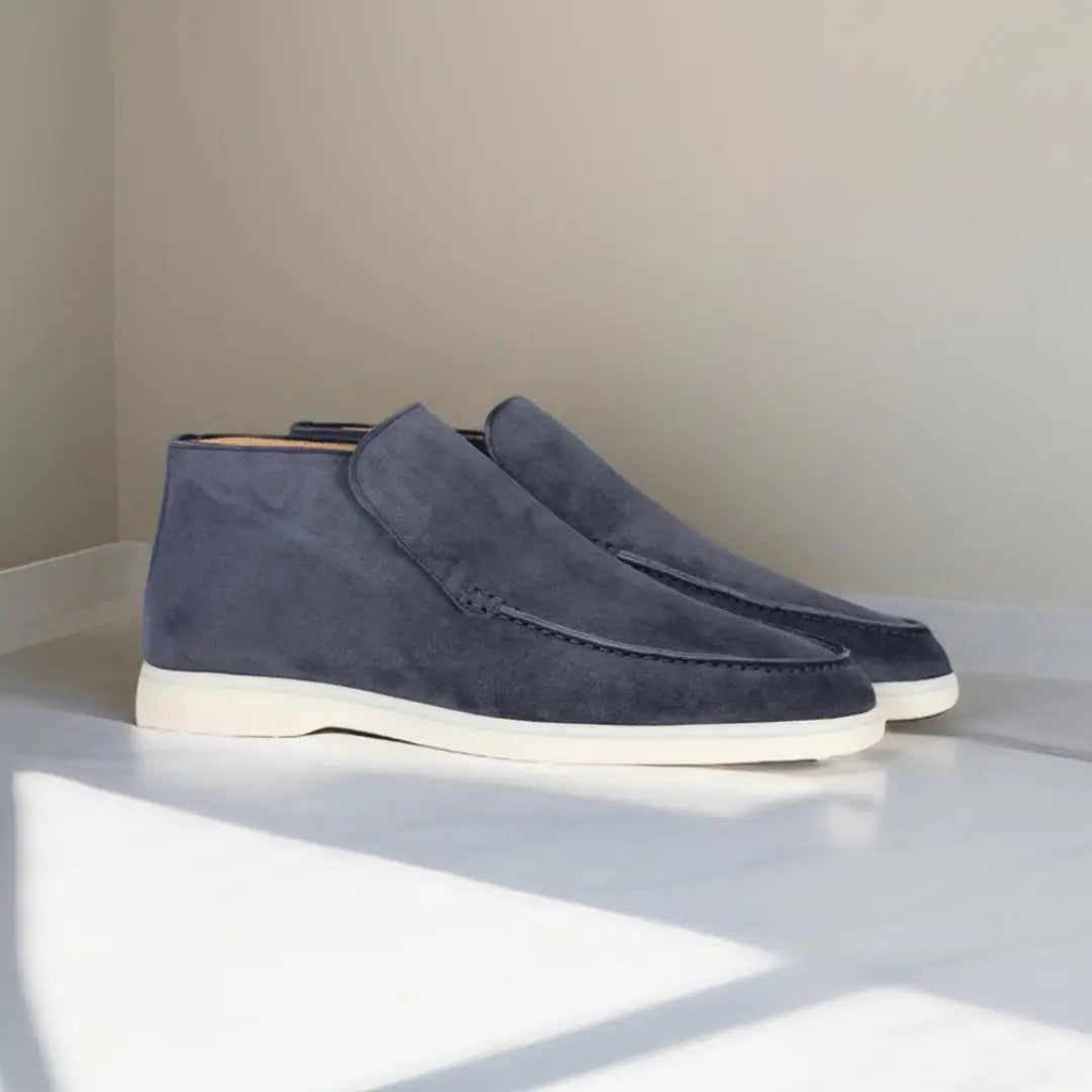 Bequeme Loafers für Herren mit gestepptem Obermaterial