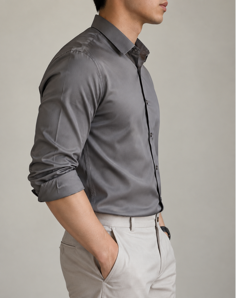Men's Smart Casual Stretch Shirt