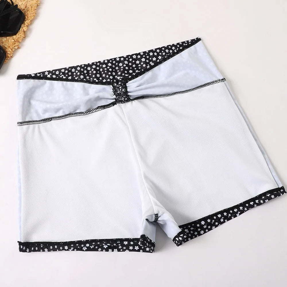 Conjunto de tankini para mujer a la moda con estampado y ajuste favorecedor