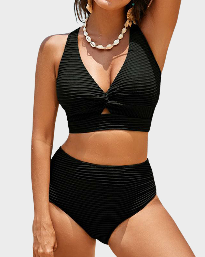 Conjunto de Bikini Atemporal para Dama con Ajuste Favorable