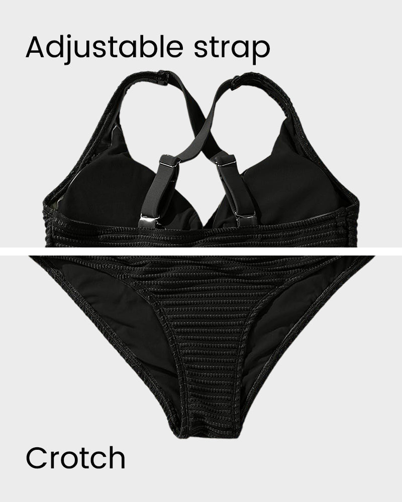 Conjunto de Bikini Atemporal para Dama con Ajuste Favorable