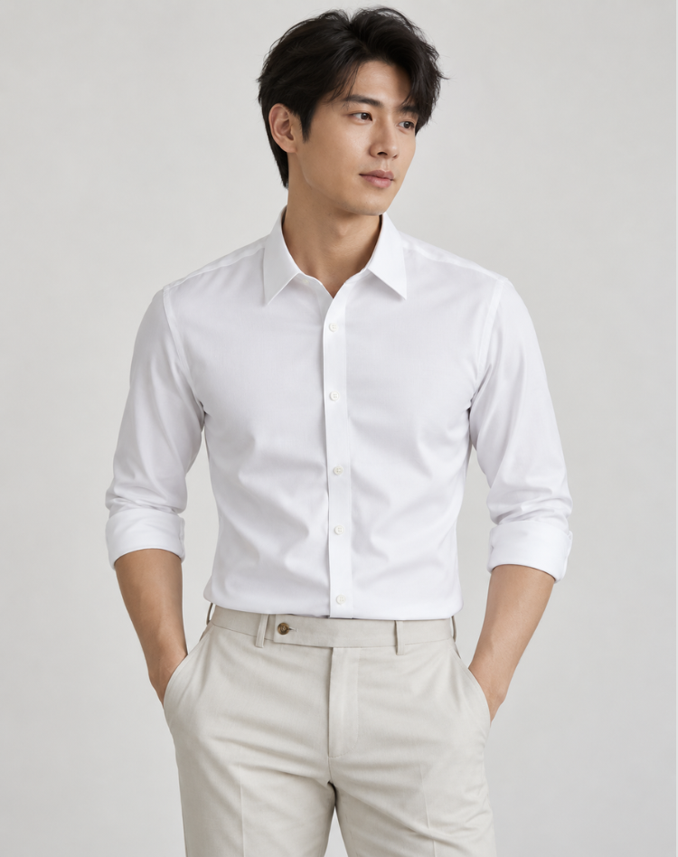 Camicia Smart Casual Stretch da uomo