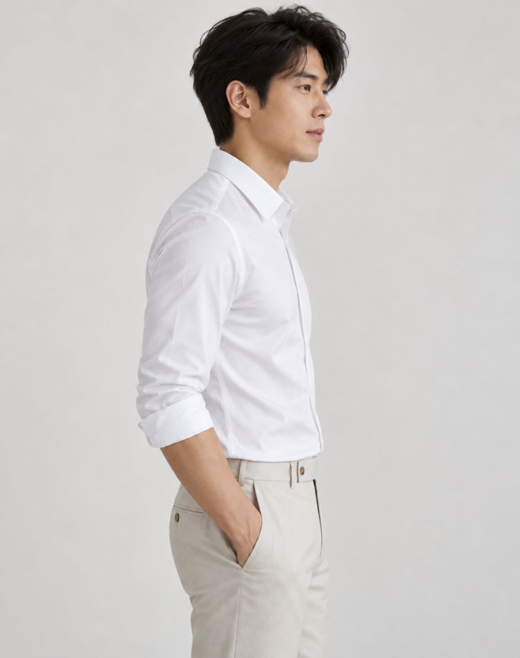 Men's Smart Casual Stretch Shirt