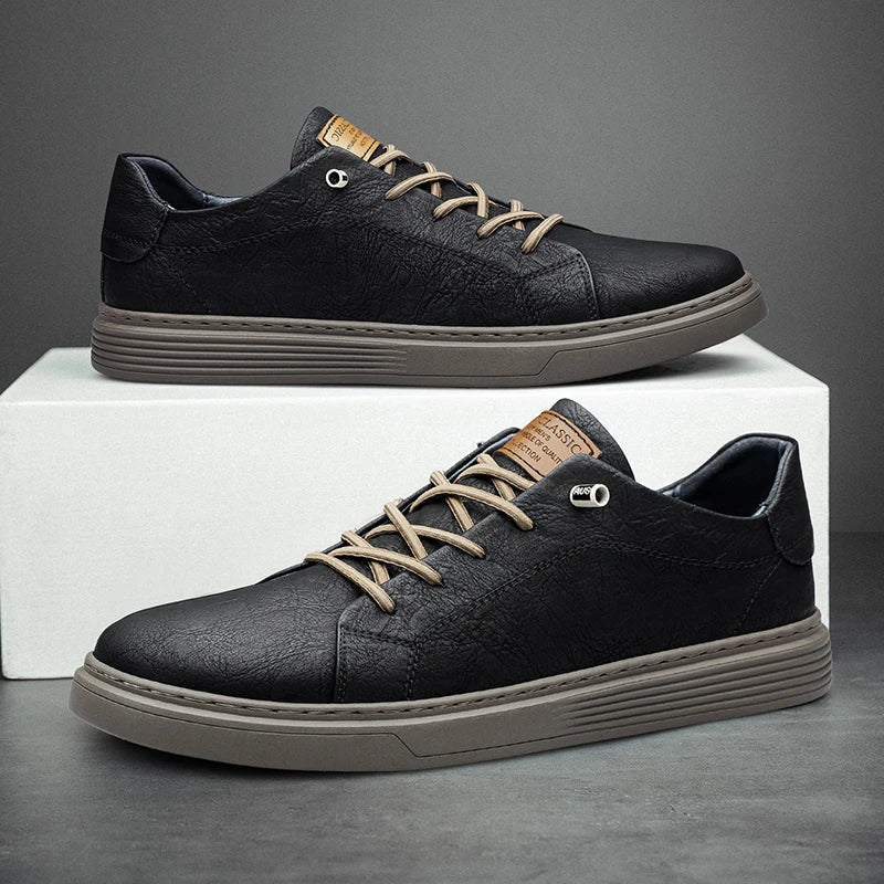 Zapatos oxford para hombre corte regular cuello redondo casual