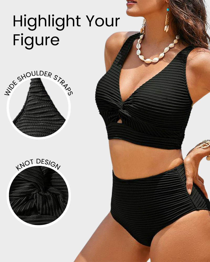 Conjunto de Bikini Atemporal para Dama con Ajuste Favorable