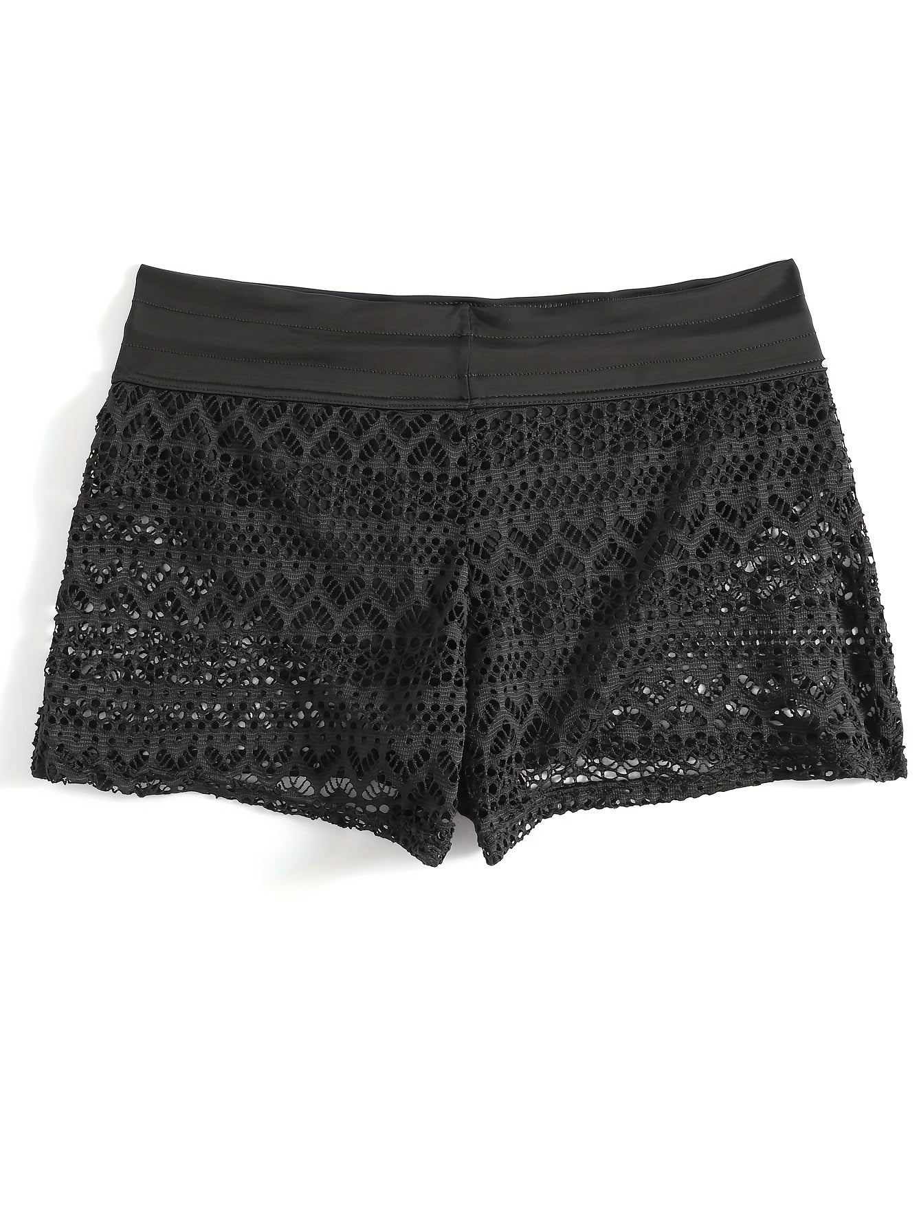 Calções boho arejados para praia para senhora com cintura elástica