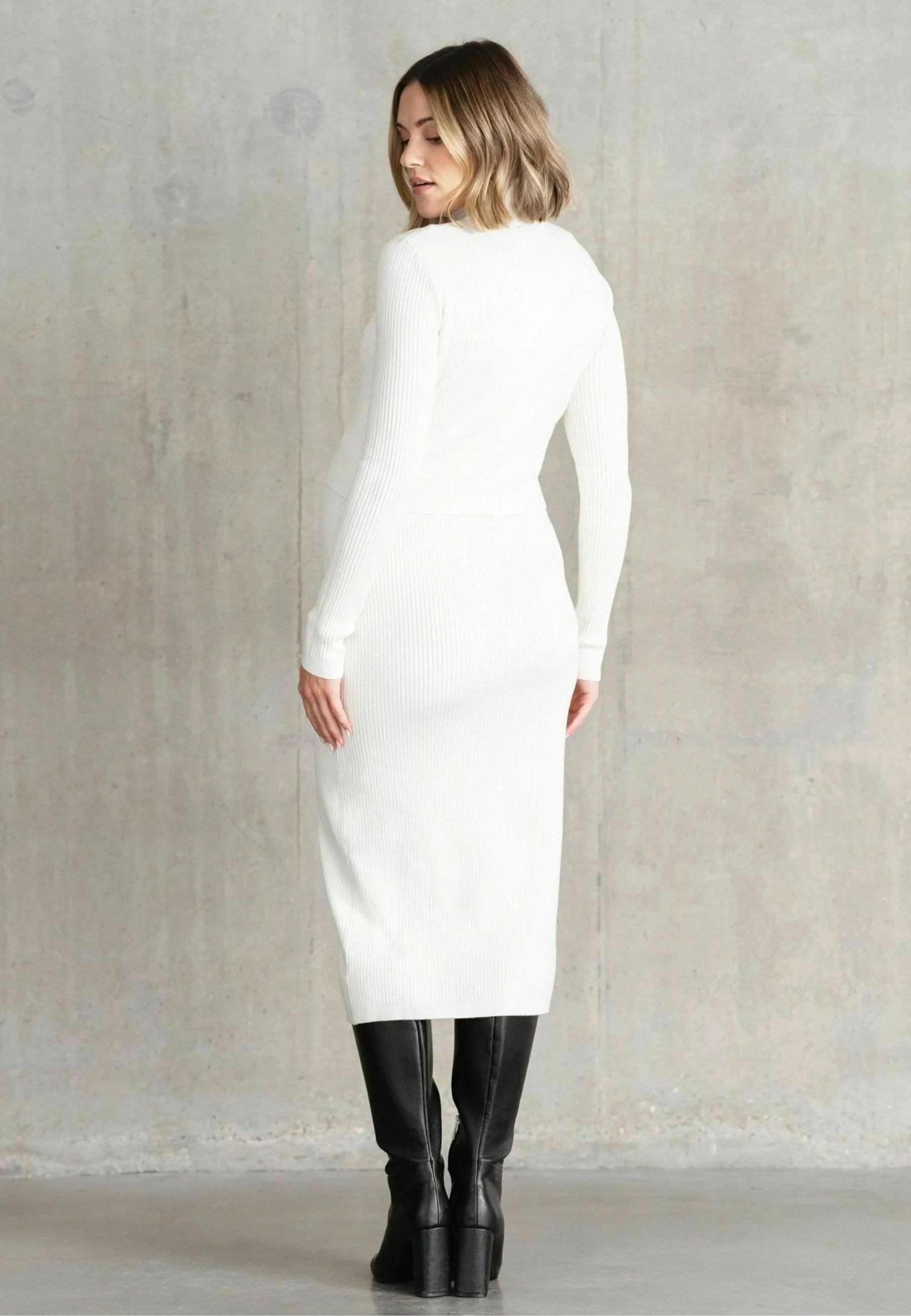 Vestido largo de embarazo para mujer maxi manga larga cruzado para lactancia