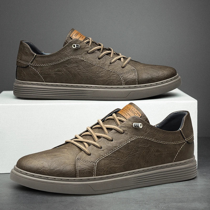 Pánské oxfordky Regular Fit Kulatý výstřih Casual