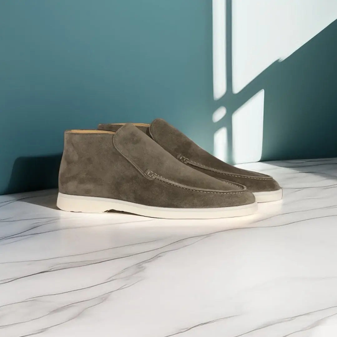 Bequeme Loafers für Herren mit gestepptem Obermaterial