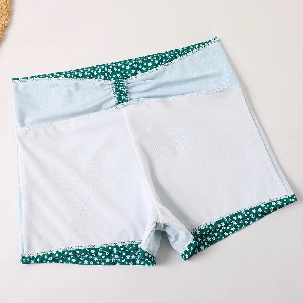 Conjunto de tankini para mujer a la moda con estampado y ajuste favorecedor