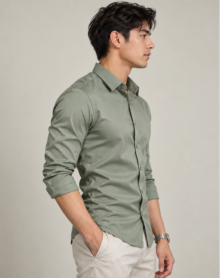 Men's Smart Casual Stretch Shirt
