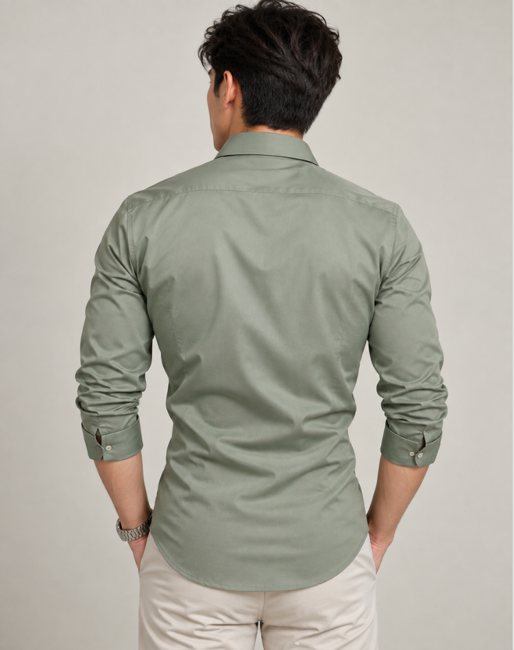 Men's Smart Casual Stretch Shirt