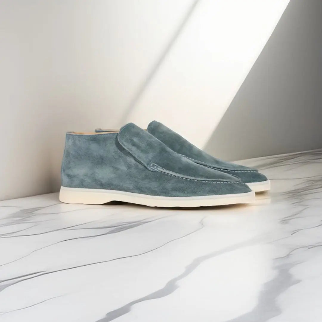 Bequeme Loafers für Herren mit gestepptem Obermaterial