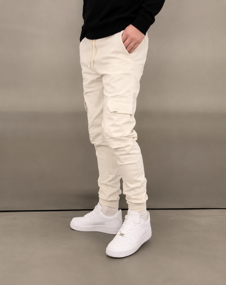 Heren Slim Fit Cargo Joggingbroek