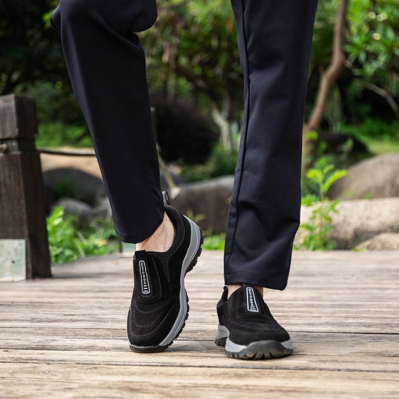 Chaussures de randonnée homme avec semelles orthopédiques de soutien