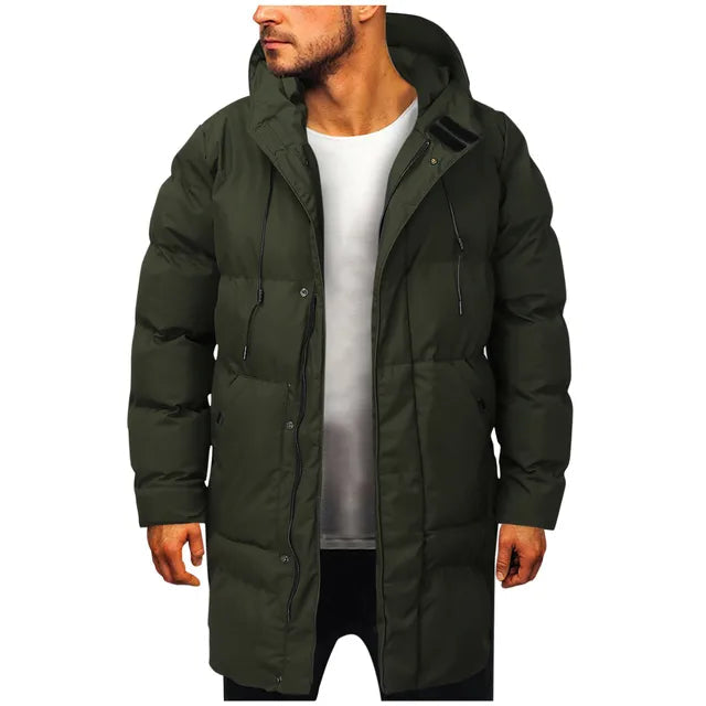 Men’s Puffer Jacket, Padded Hooded, Big and Tall Sizes up to 8XL
