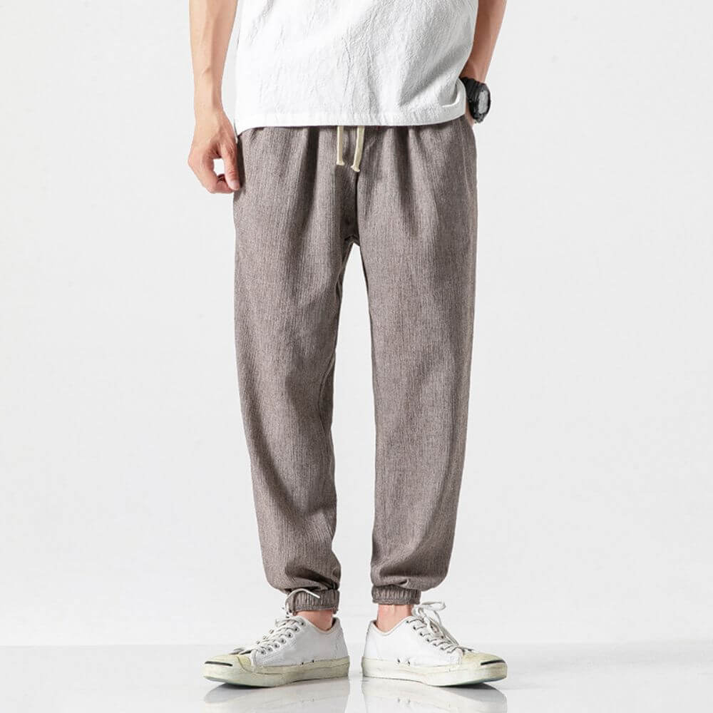 Joggingbroek Heren Trekkoord Elastische Boorden Regular Fit